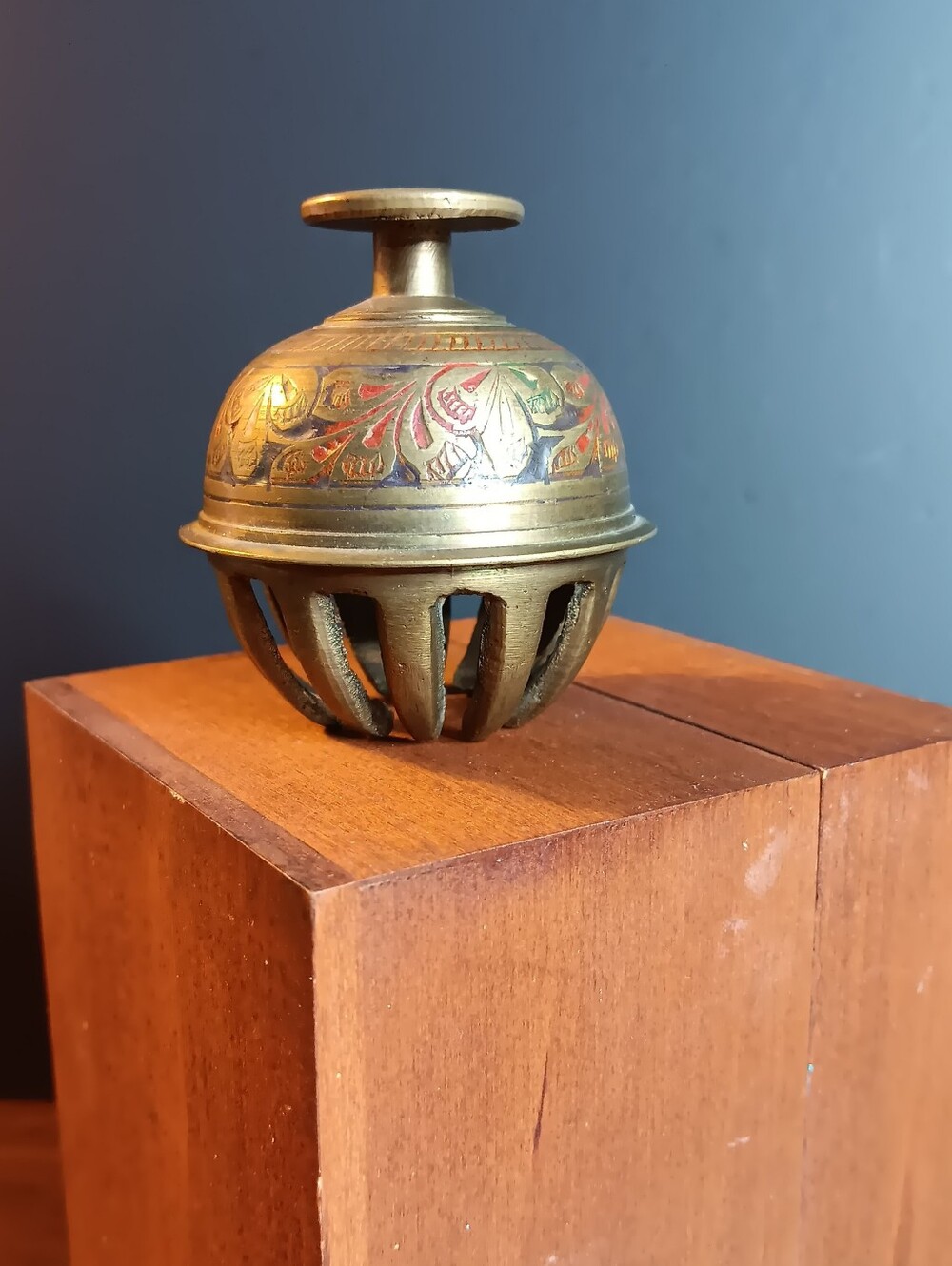 Vintage Solid Brass Elephant Claw Bell Produced In India 2-1/2"×2-1/4"
